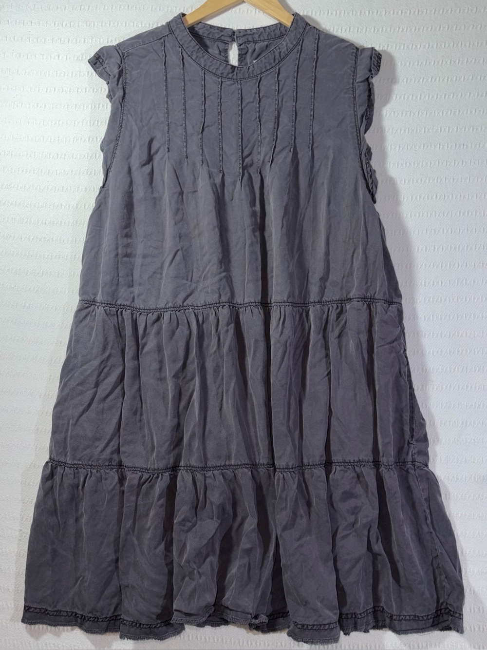 Anthropologie Womens Jenee Tiered Tunic Boho Babydoll Dress Size 3X Cottagecore